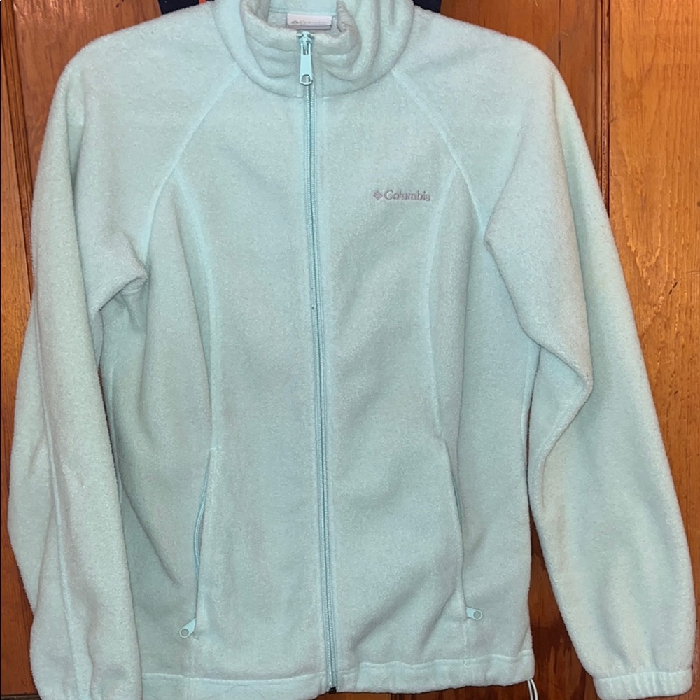 Columbia Light Blue Fleece Jacket